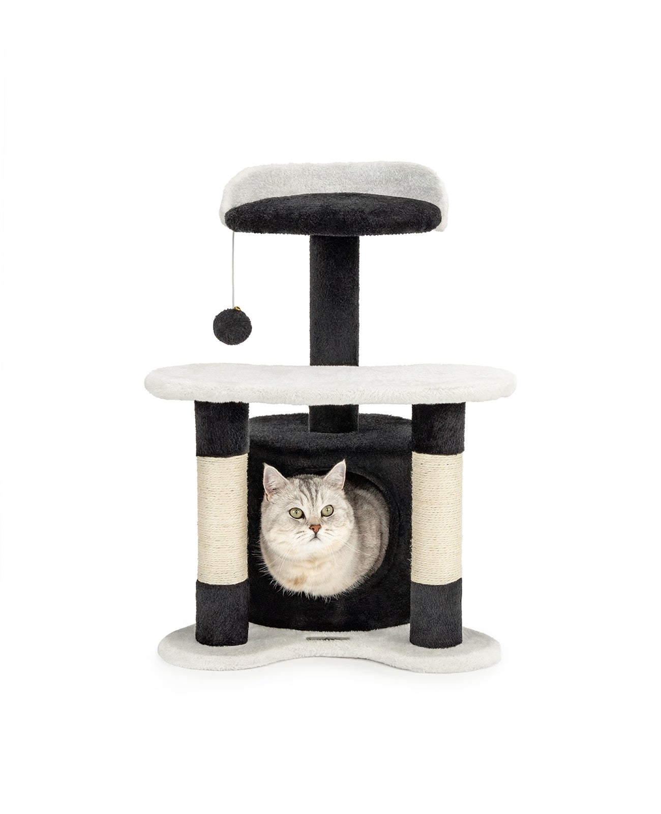Lionto Tiragraffi 65 cm Albero per Gatti Marrone Beige