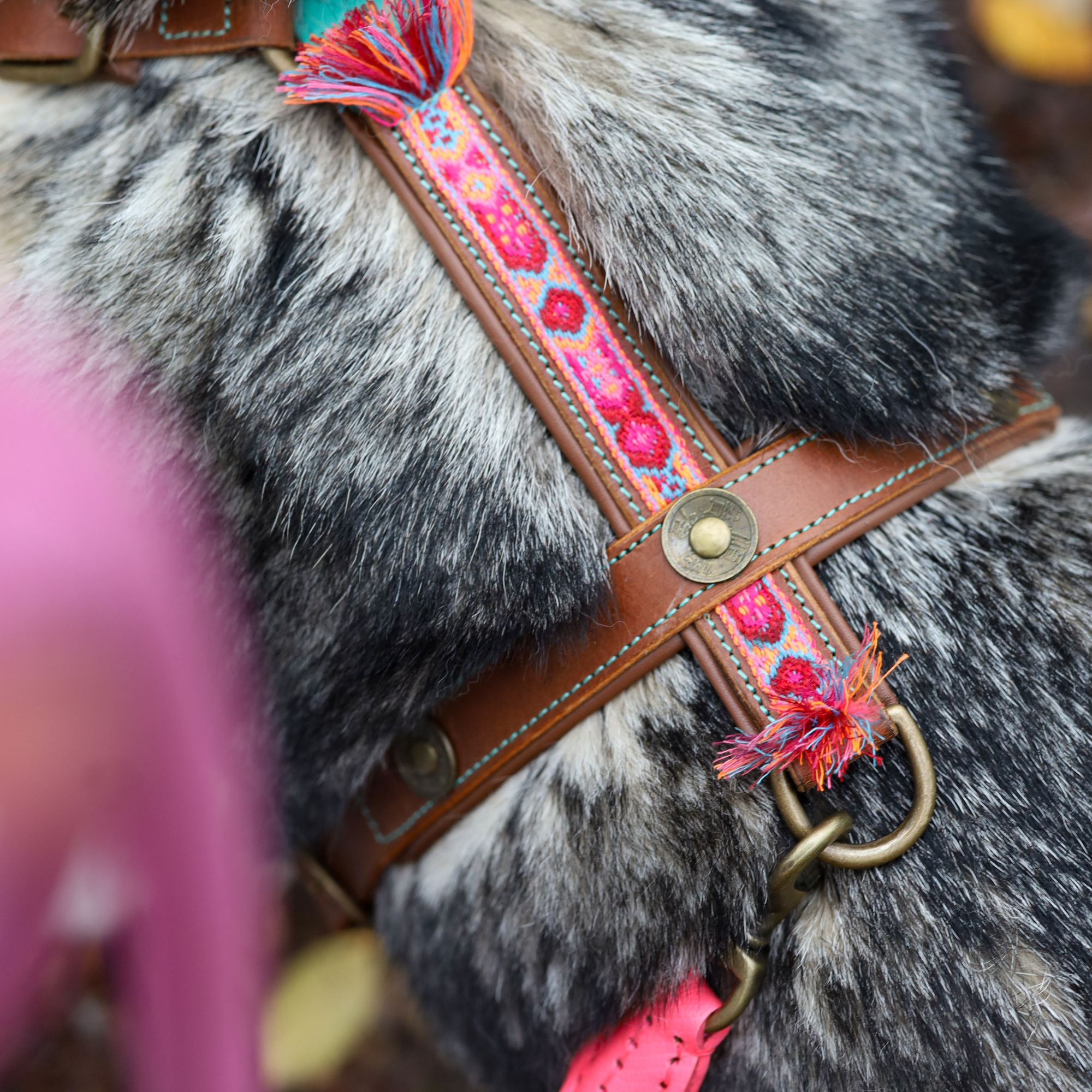 Dog with a Mission Boho Rosa Pettorina Cane XS Rosa 35,5-44cm