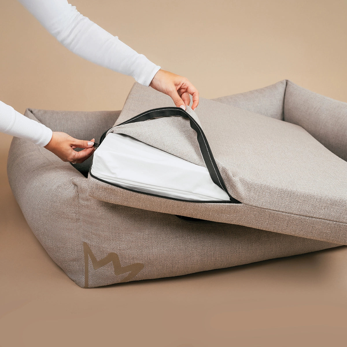 Rudelkönig Hundebetten Koye cuccia cane M Beige ortopedica