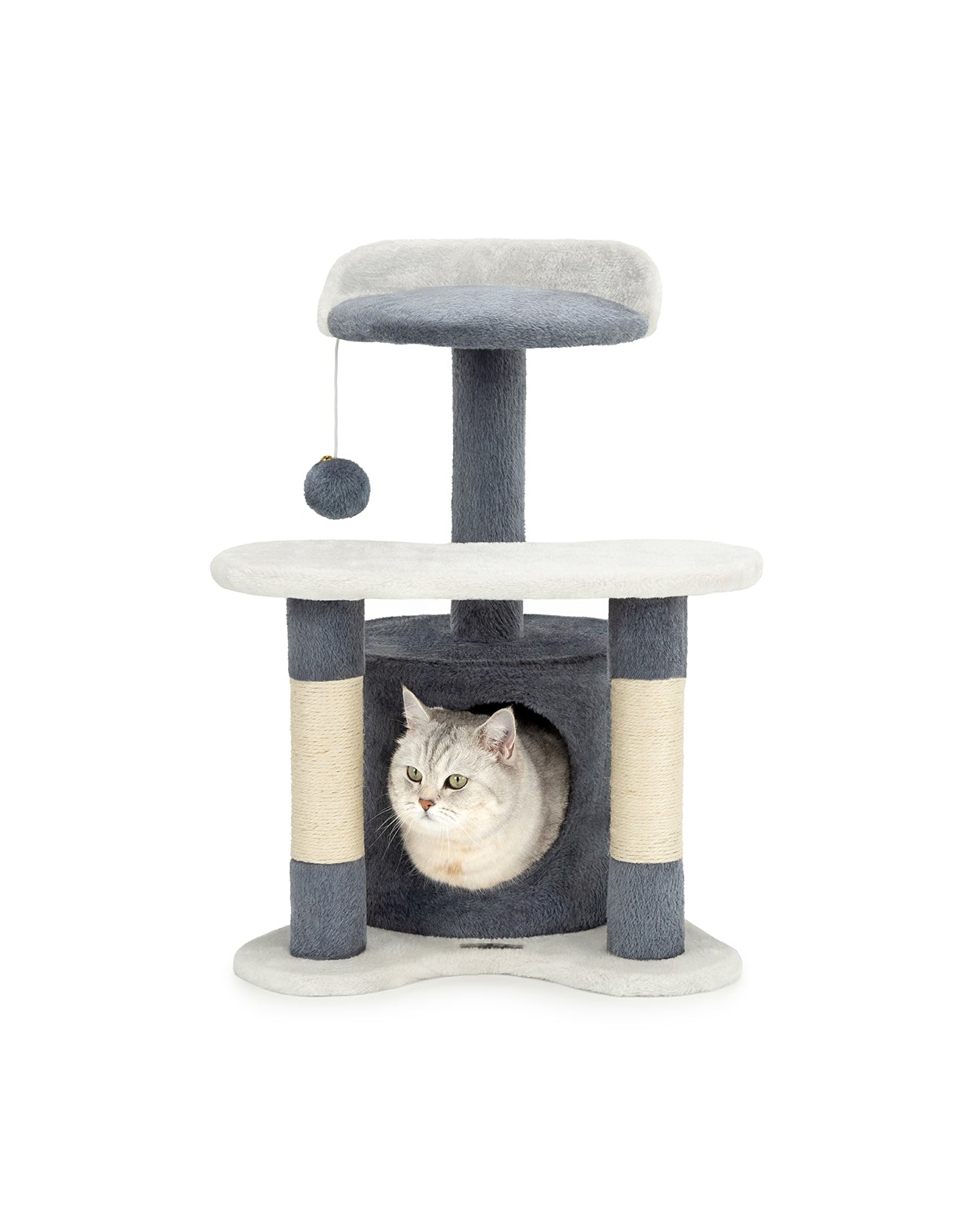 Lionto Tiragraffi 65 cm Albero per Gatti Marrone Beige