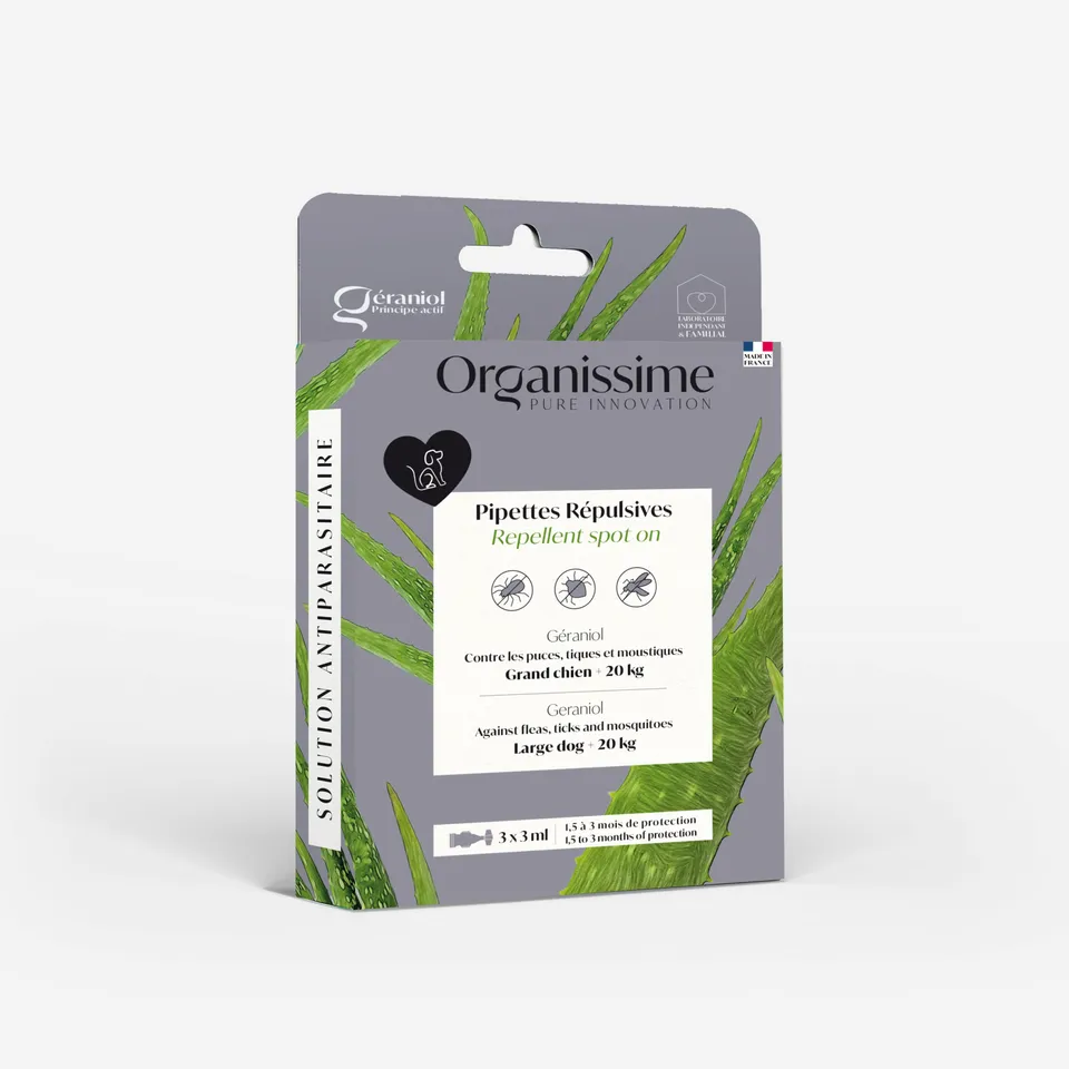 Biogance Organissime pipette repellenti cane grande geraniolo