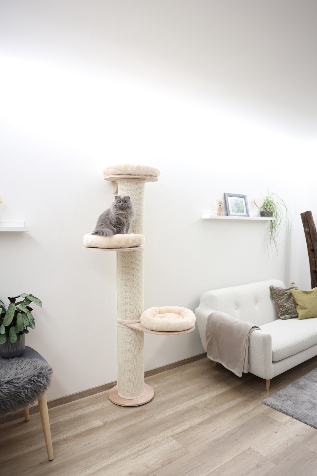 Kerbl Pet Dolomit Tower Albero Tiragraffi Sisal 3 Cuccette