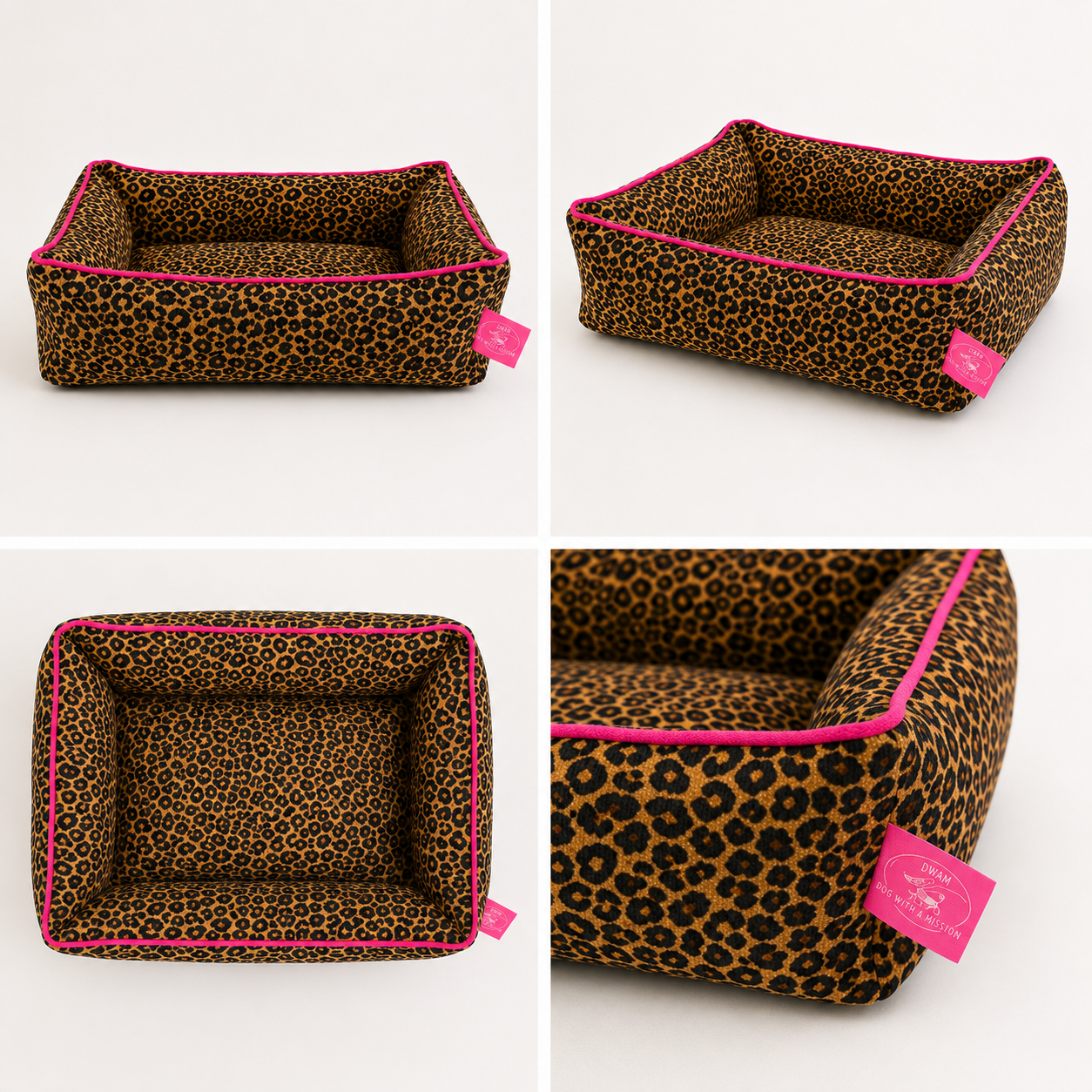 Dog with a Mission Lazy Leopard cuccia cane S leopardo