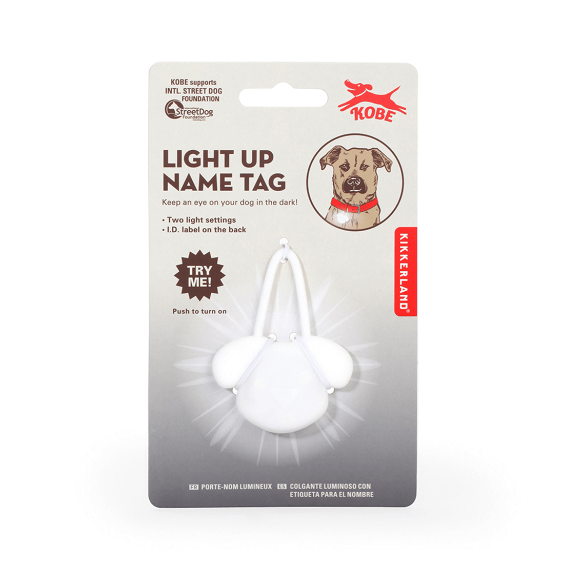 Dog with a Mission Light Up medaglietta luminosa cane