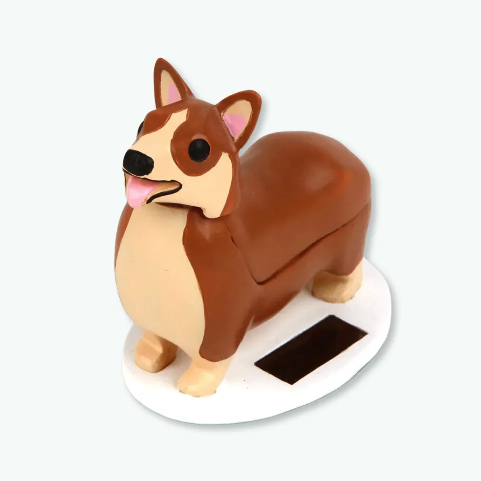 Dog with a Mission Elroy Corgi charm collare solare