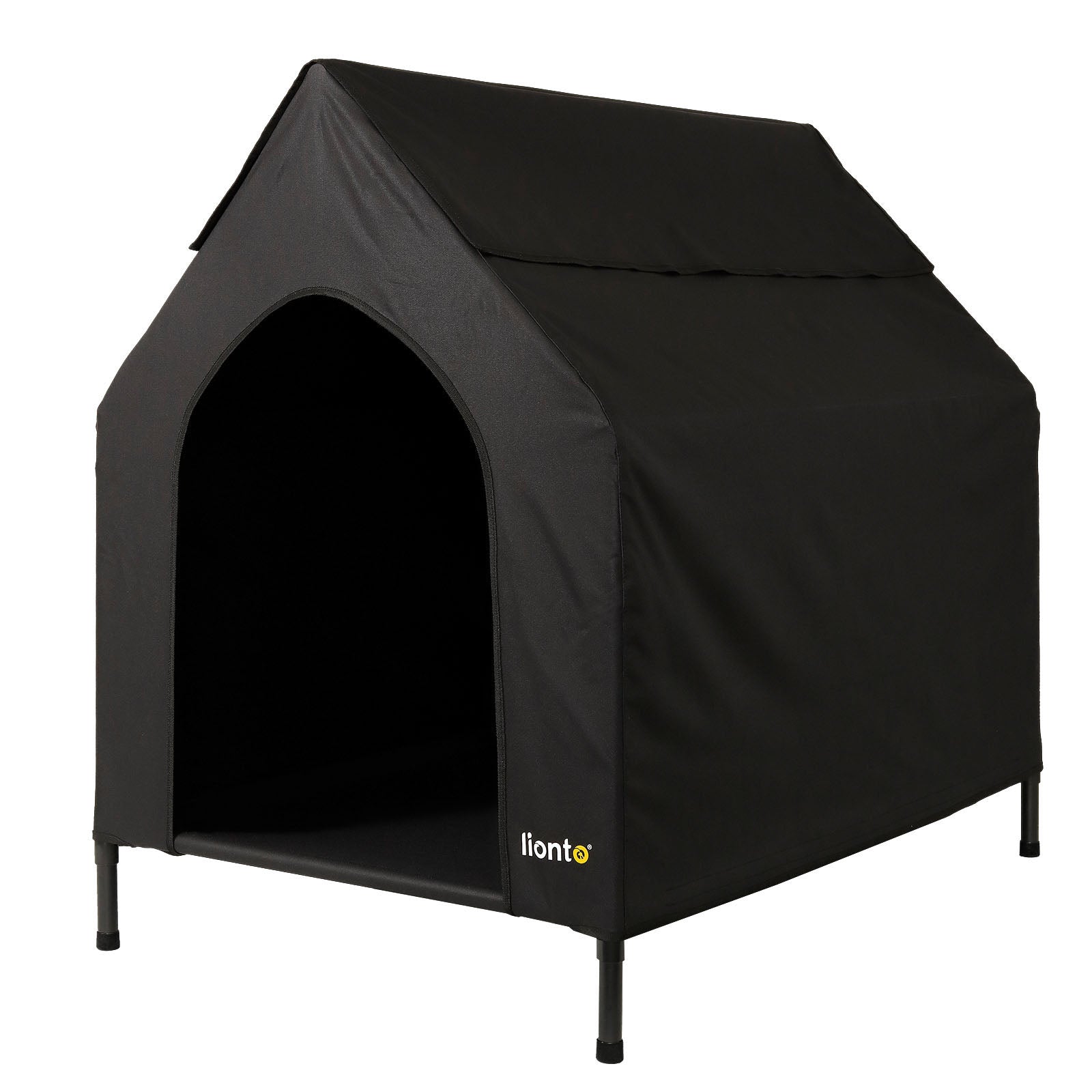Lionto Hundeliege 110x75x105 cm brandina cani rialzata con tetto