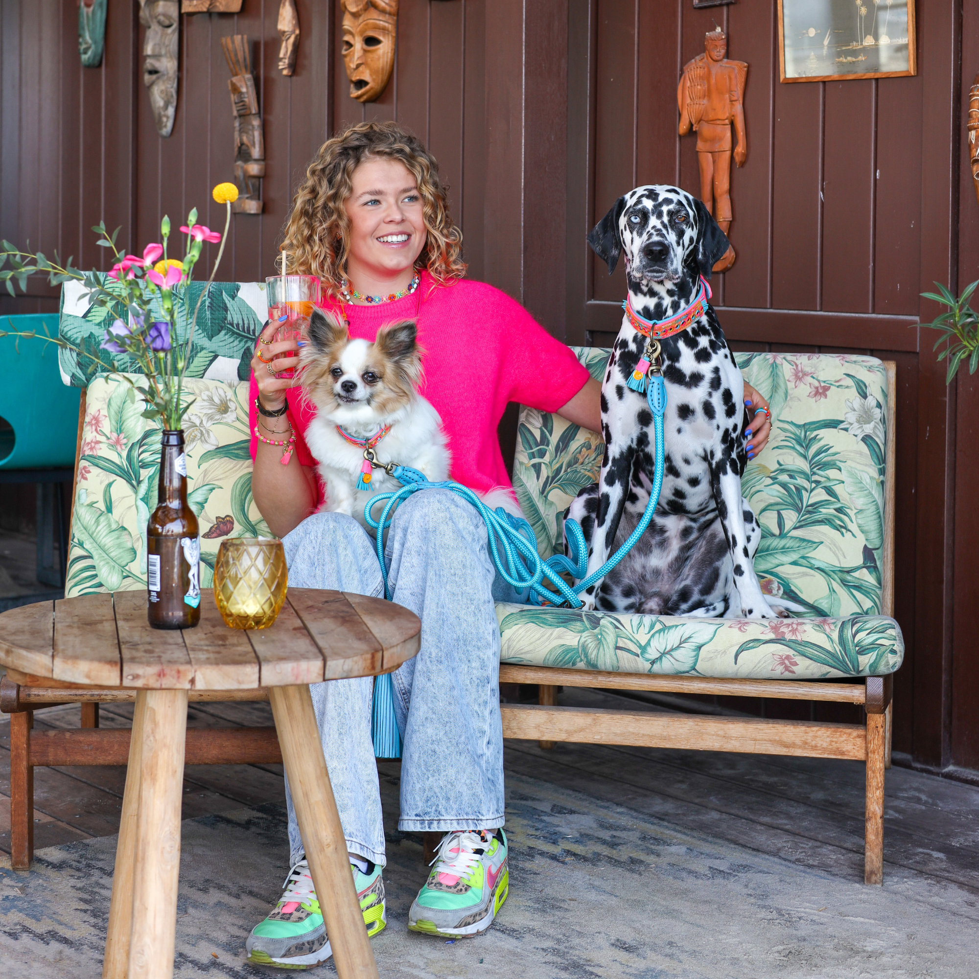Dog with a Mission Indian Summer collare multicolor XXL 58-65 cm