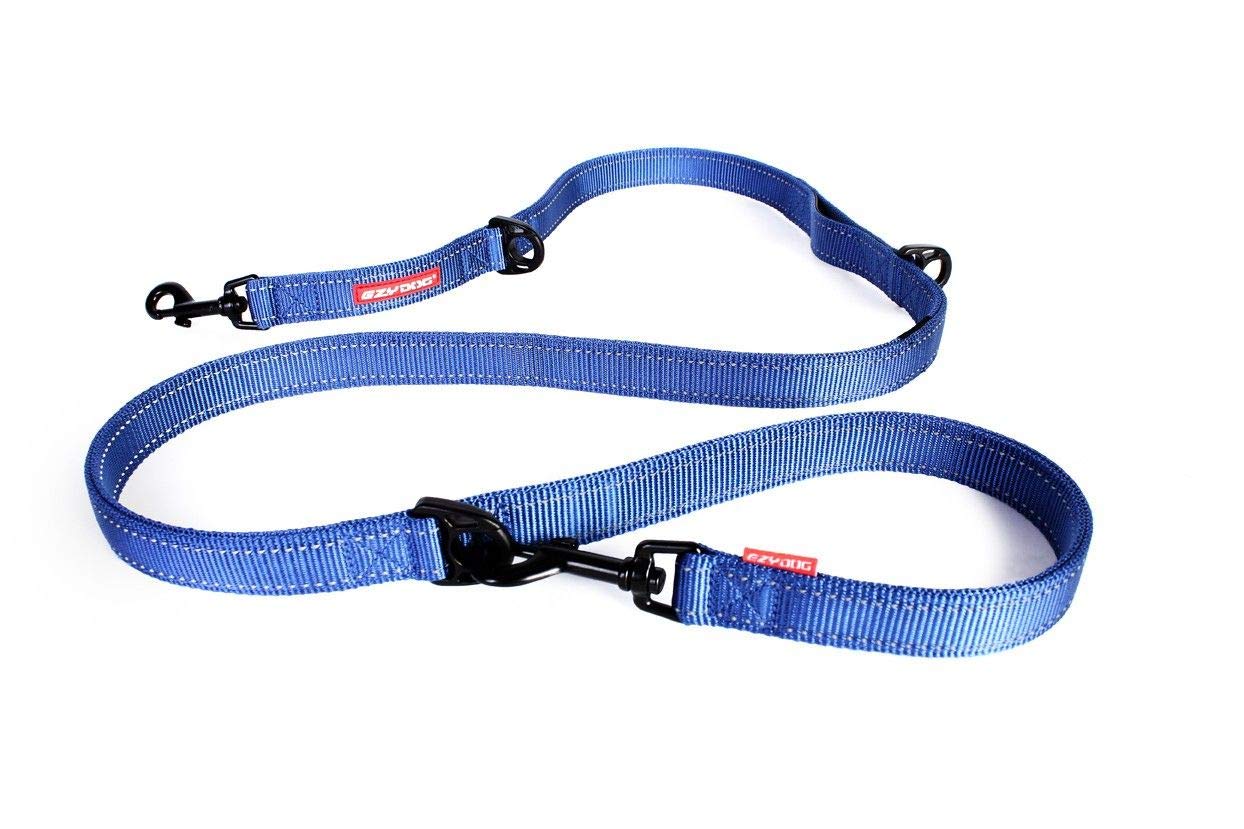EzyDog Vario 6 guinzaglio cane multifunzione 160 cm blu