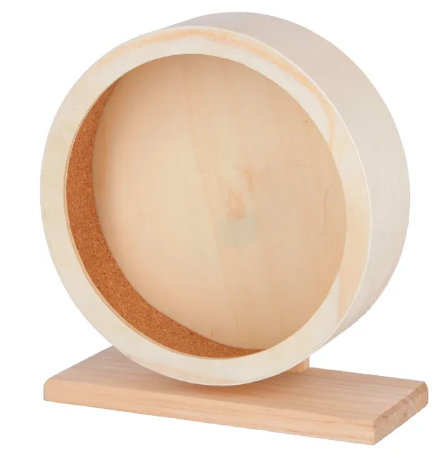 Kerbl Rodent Agility Ruota Criceto Legno Sughero Silenziosa