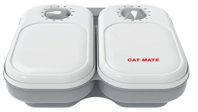 Cat Mate C200 mangiatoia automatica gatto 2 vaschette 400 g