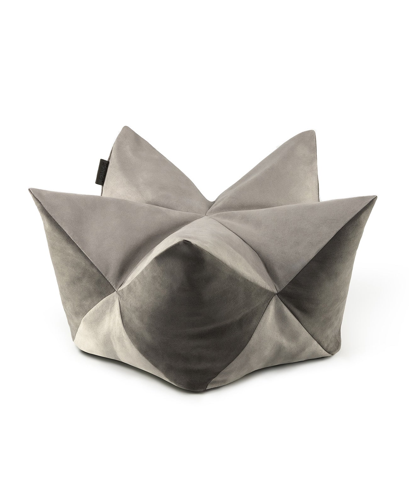 Lionto Katzenbettchen Kronenkissen cuccia gatto grigio 60x35 cm