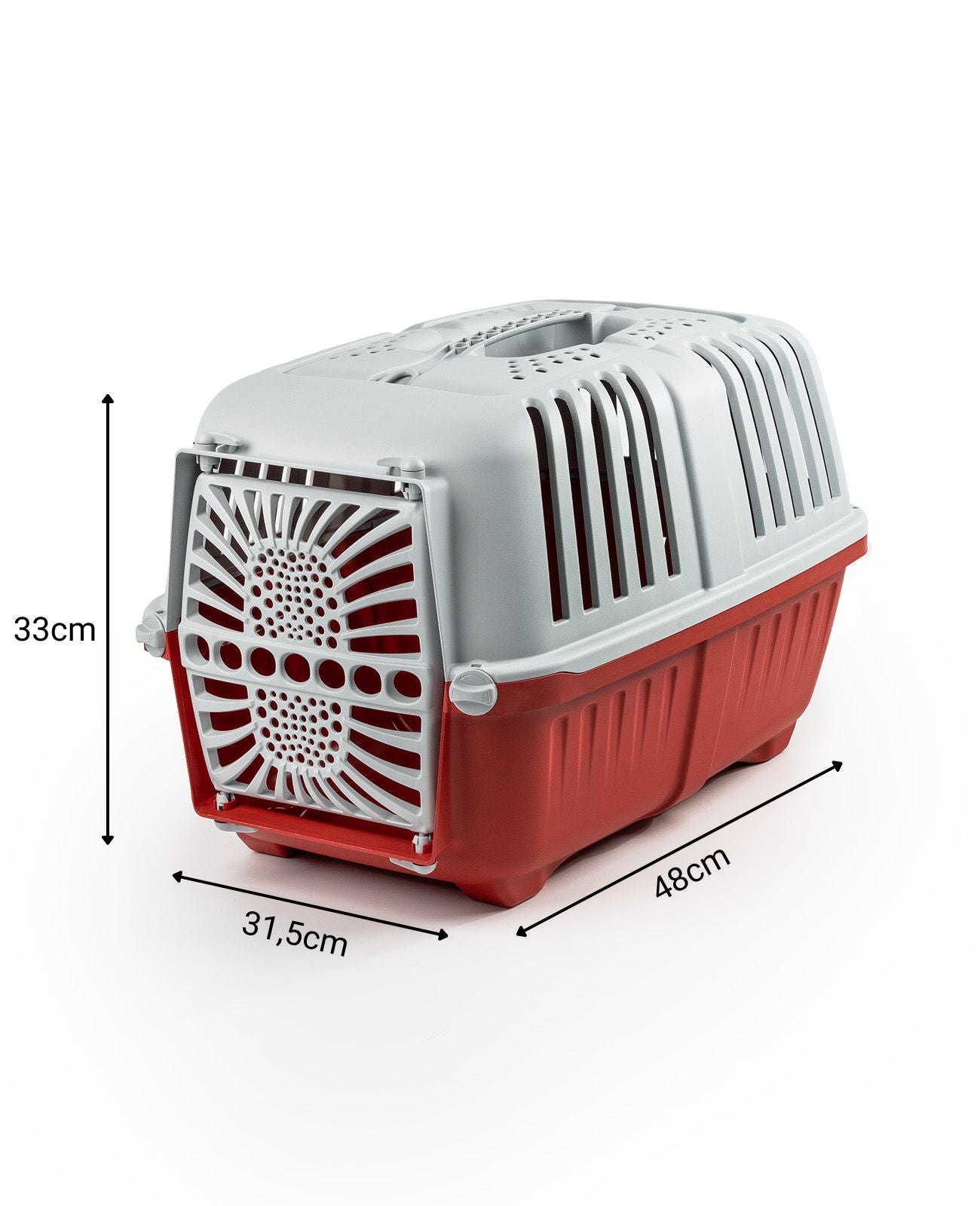 Lionto Katzentransportboxen trasportino gatto 55x36x36 antracite