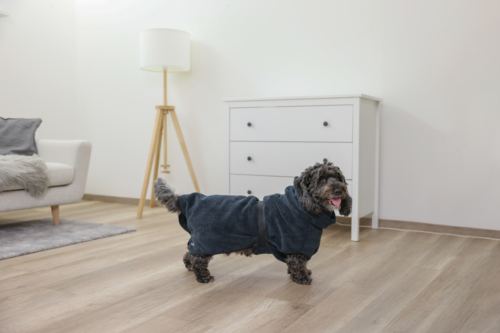 Kerbl Pet Bathrobe accappatoio cane microfibra