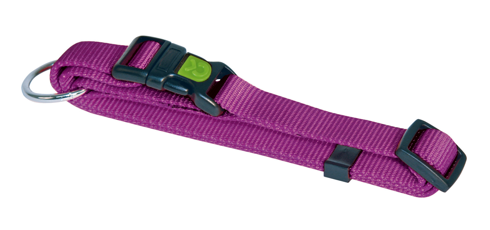 Kerbl Pet Miami Collare Nylon Cane Regolabile con Clip