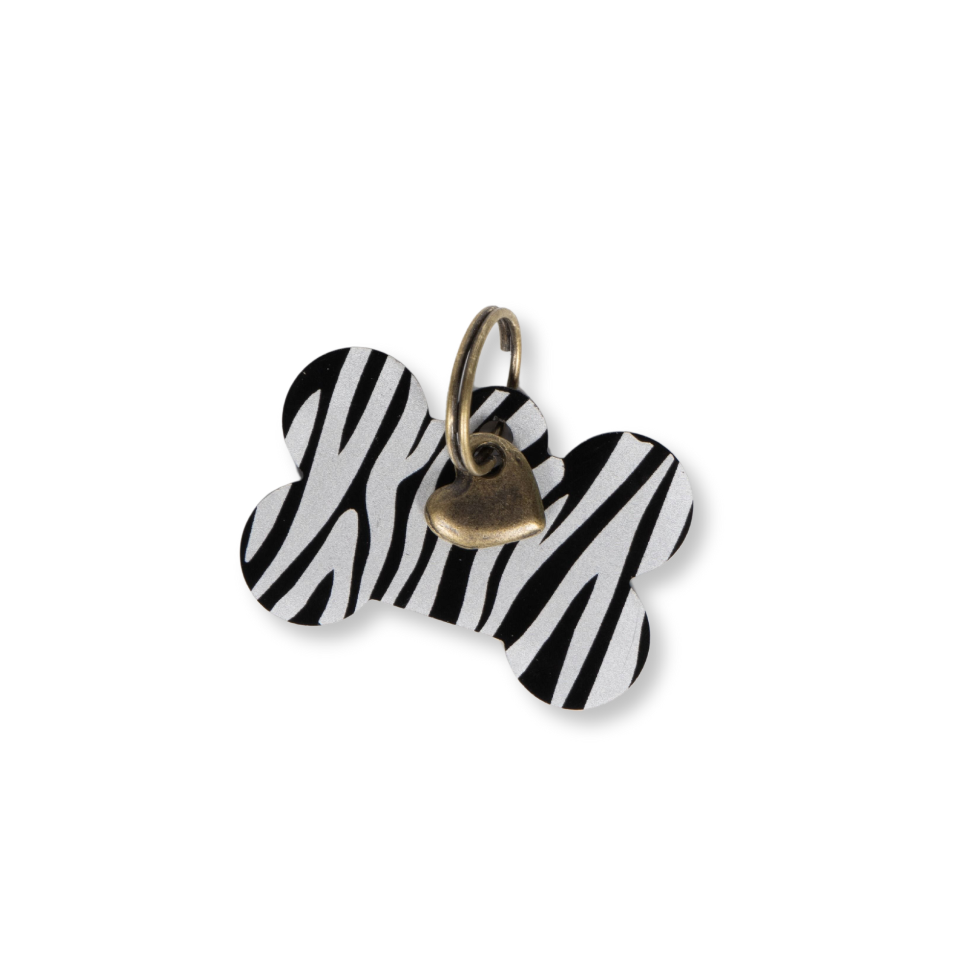 Dog with a Mission Zebra Medaglietta Cane Osso L Incisa