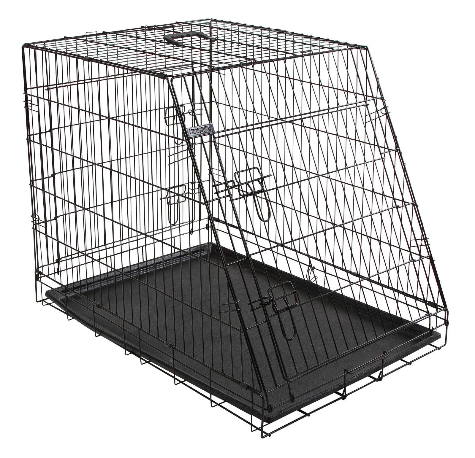 Kerbl Pet Dog Transport gabbia cane metallo pieghevole