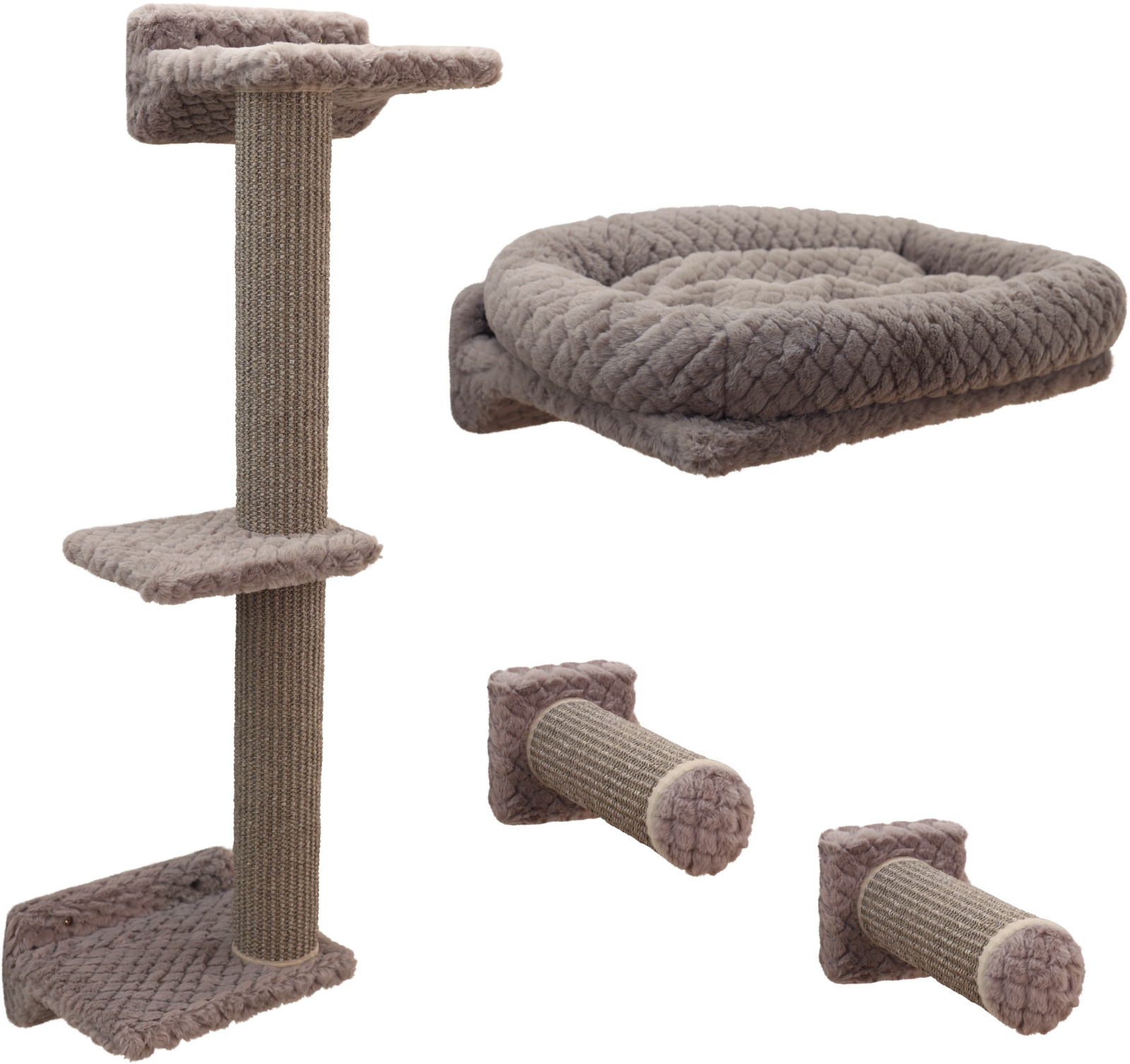 Kerbl Monte Alpi Parete Arrampicata Gatto 4 Pezzi con Sisal