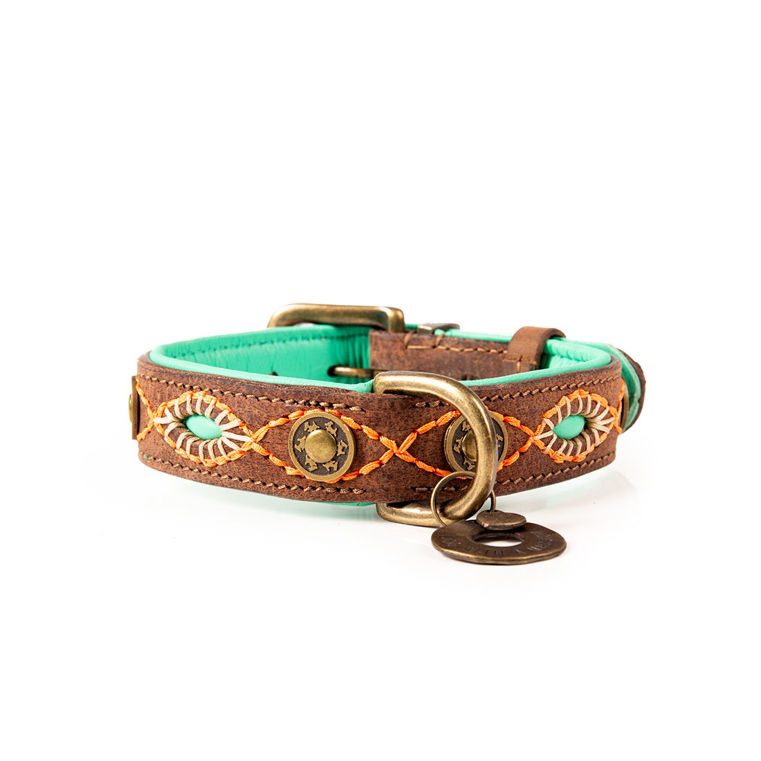 Dog with a Mission Urban Joplin collare cane S marrone 30-33 cm