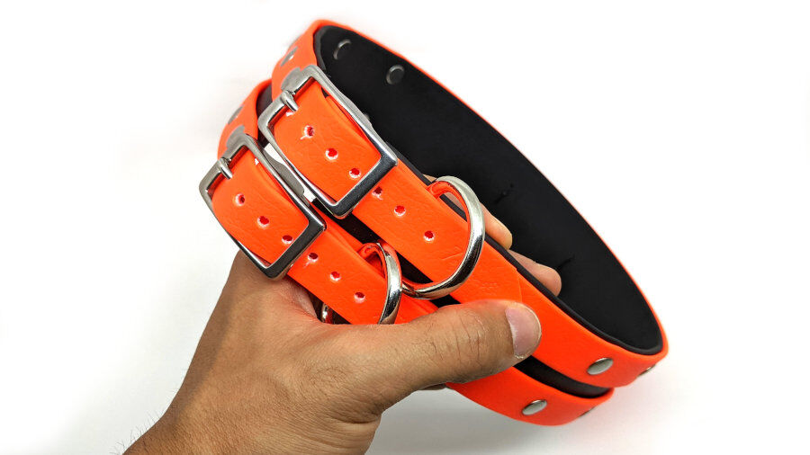 Toscani Waterproof IPER Titano collare cani grandi 5cm