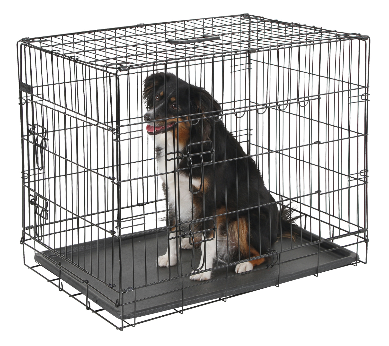 Kerbl Pet Dog Transport gabbia cane metallo pieghevole