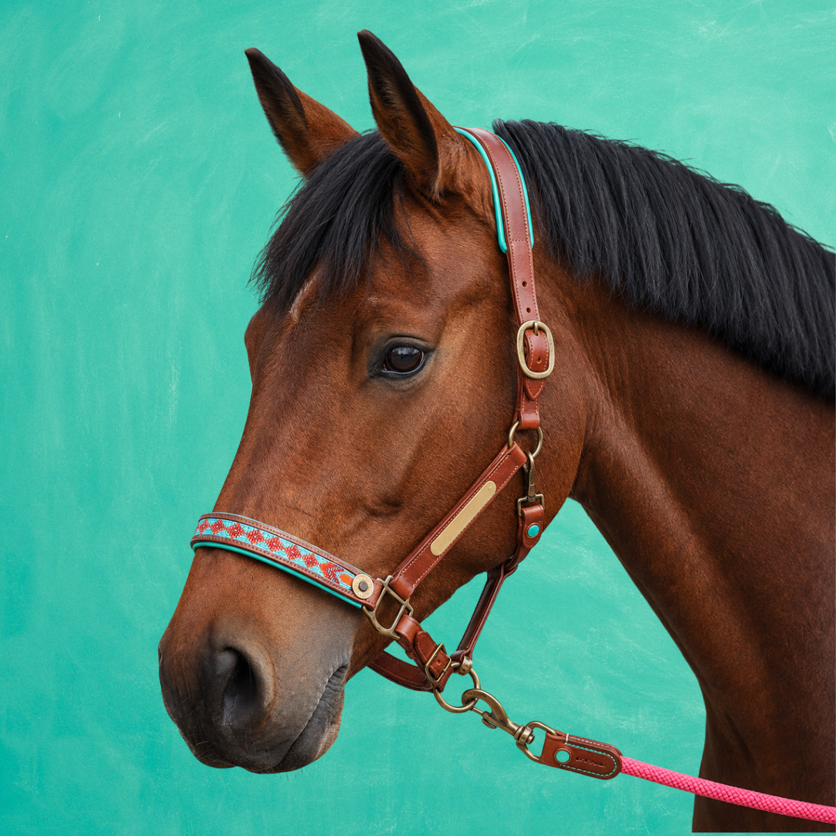Dog with a Mission Paddy Lee Cavezza cavallo Cob pelle marrone