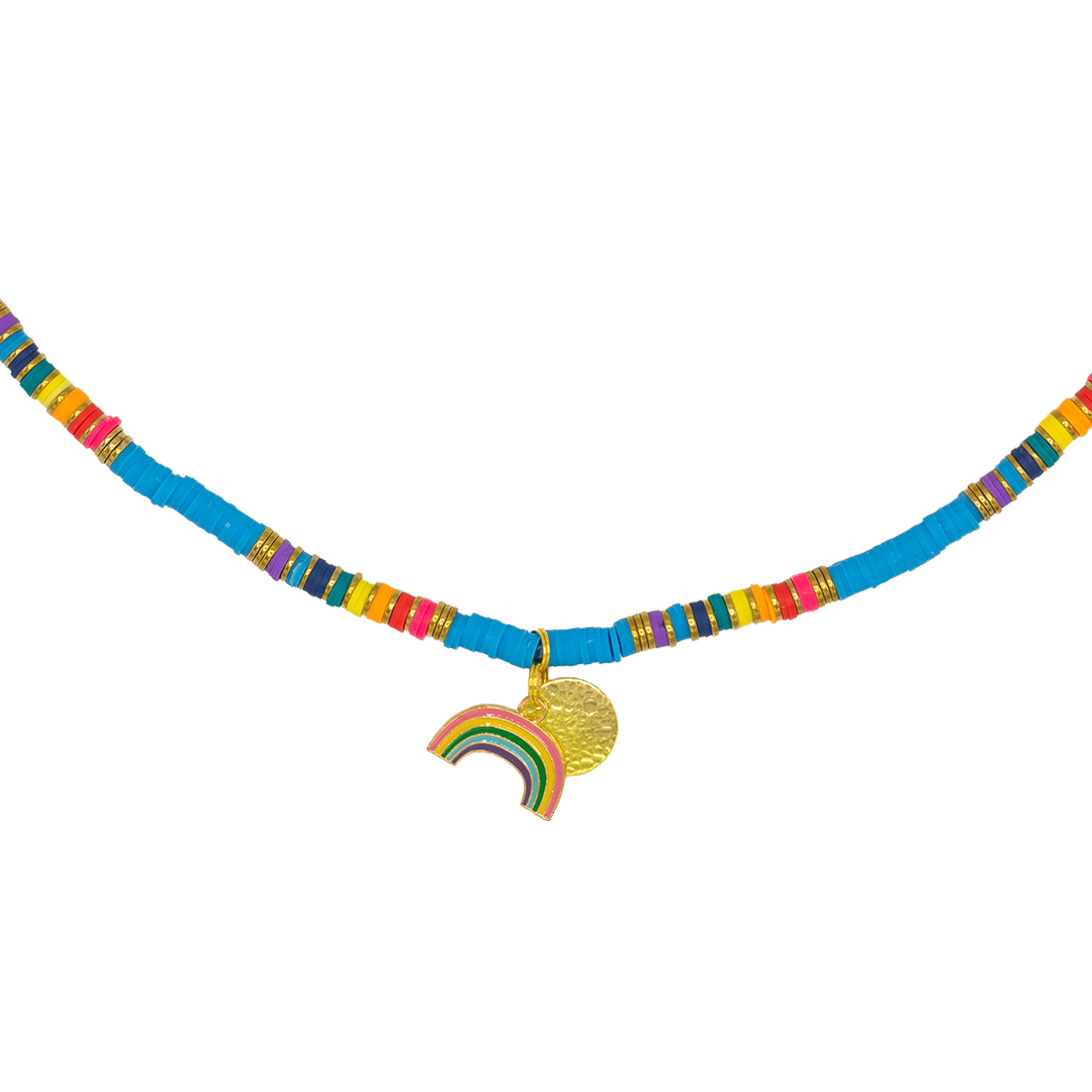 Dog with a Mission Rainbow collana cane L arcobaleno 50 cm