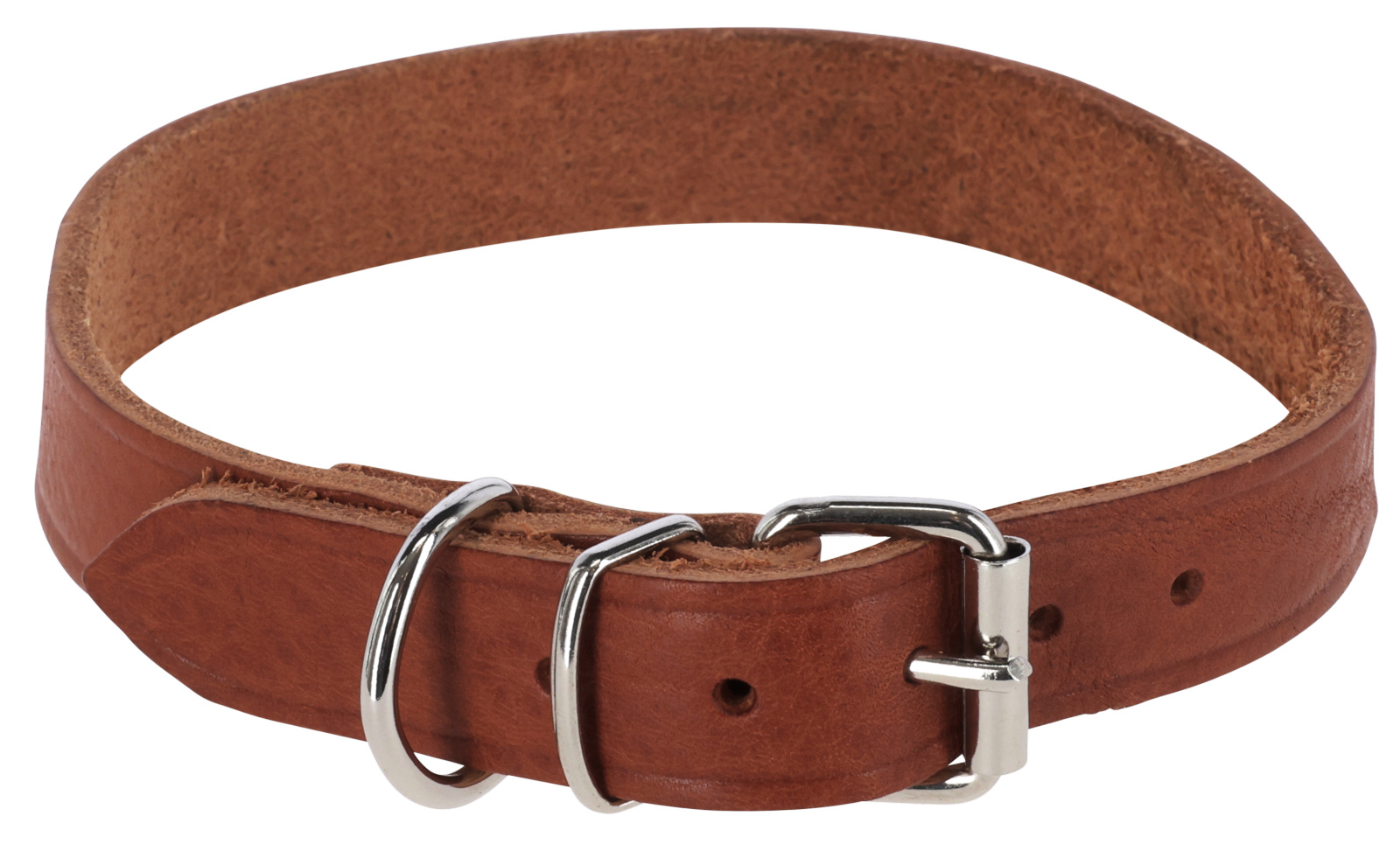 Kerbl Pet Tuscany collare cane pelle cuoio