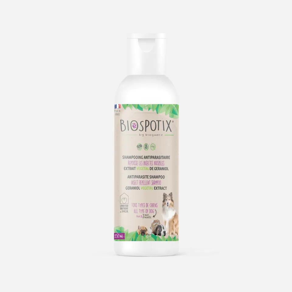 Biogance Biospotix shampoo antiparassitario cane pulci zecche