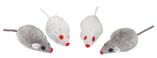 Kerbl Pet Furry Mouse Giocattolo Gatto Sonaglio
