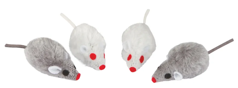 Kerbl Pet Furry Mouse Giocattolo Gatto Sonaglio