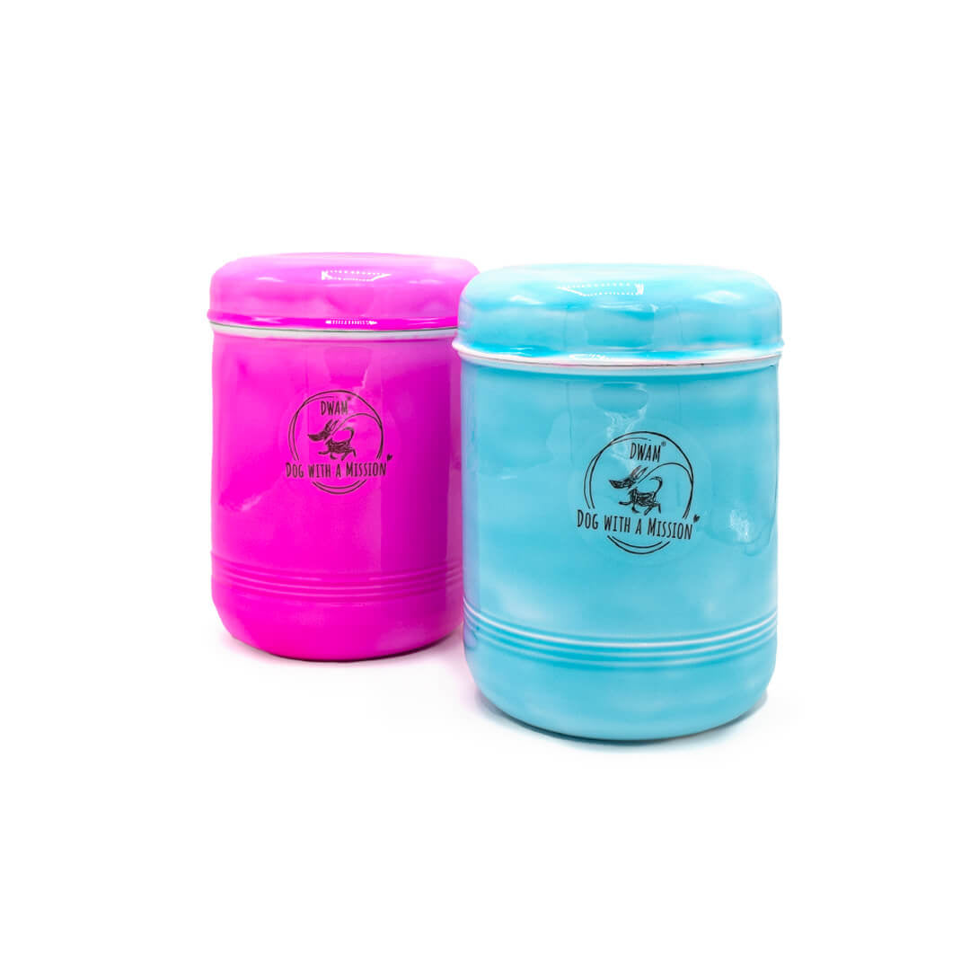 Dog with a Mission Cookie Monster Barattolo Cane Turchese
