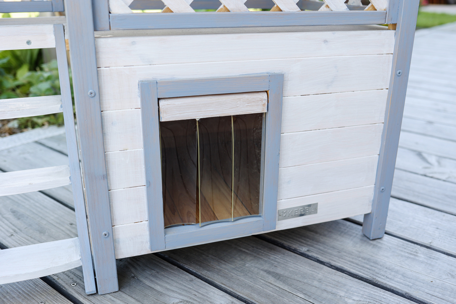Kerbl Pet Lodge Ontario casetta gatto esterno legno 2 piani
