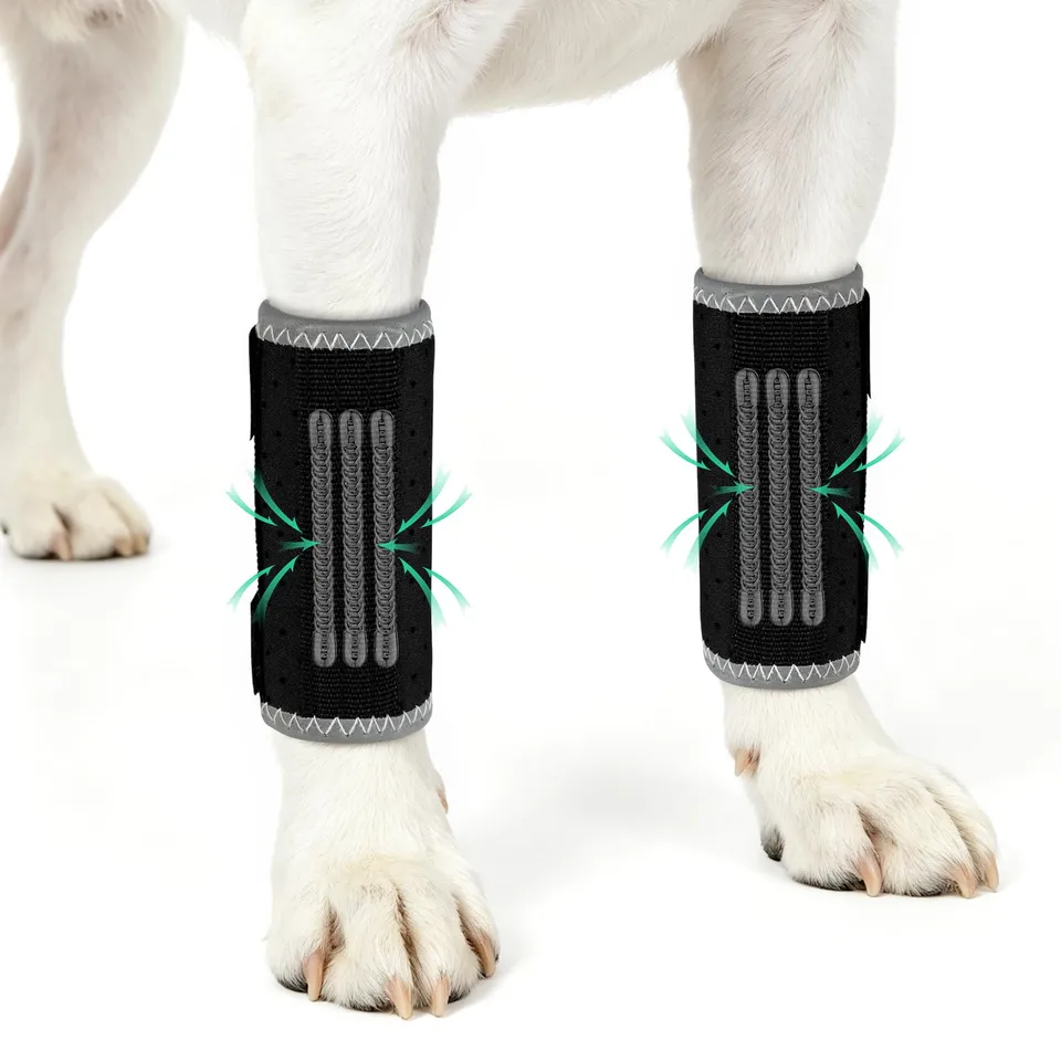 Ohcozzy Ginocchiere per Cani S 2 pezzi anti-leccamento