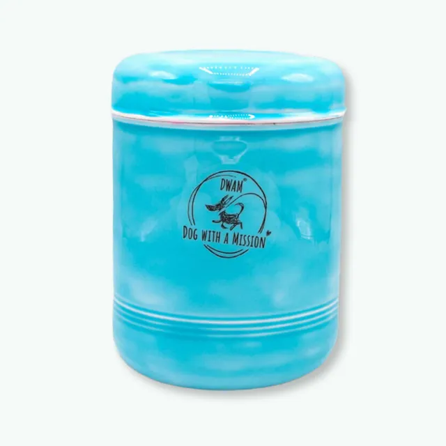 Dog with a Mission Cookie Monster Barattolo Cane Turchese