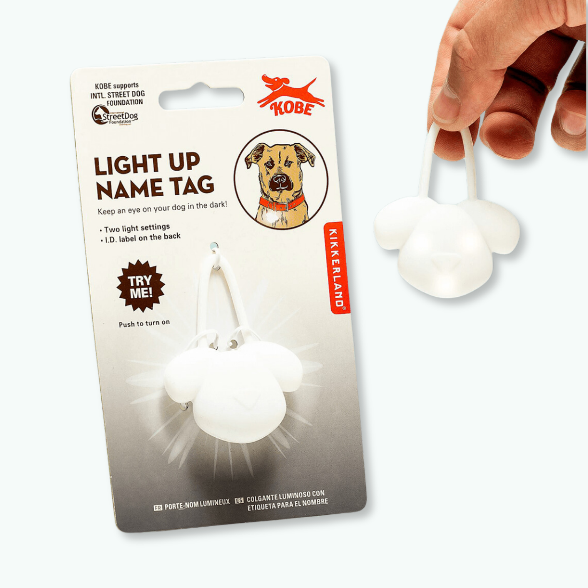 Dog with a Mission Light Up medaglietta luminosa cane