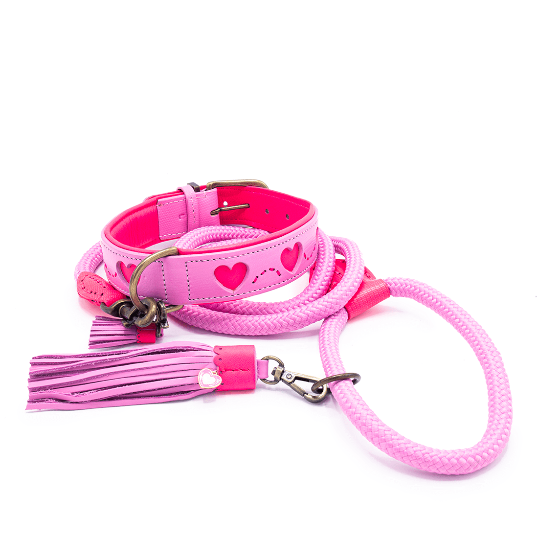 Dog with a Mission Sweety XXL Collare Cane Rosa Cuori