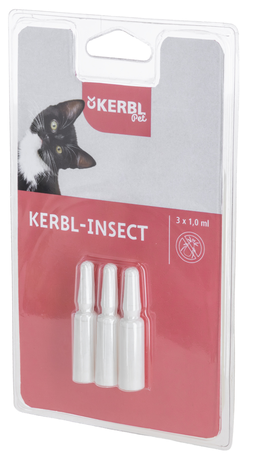Kerbl Pet Cat Care Bug Pipette antiparassitario gatto 3 pipette