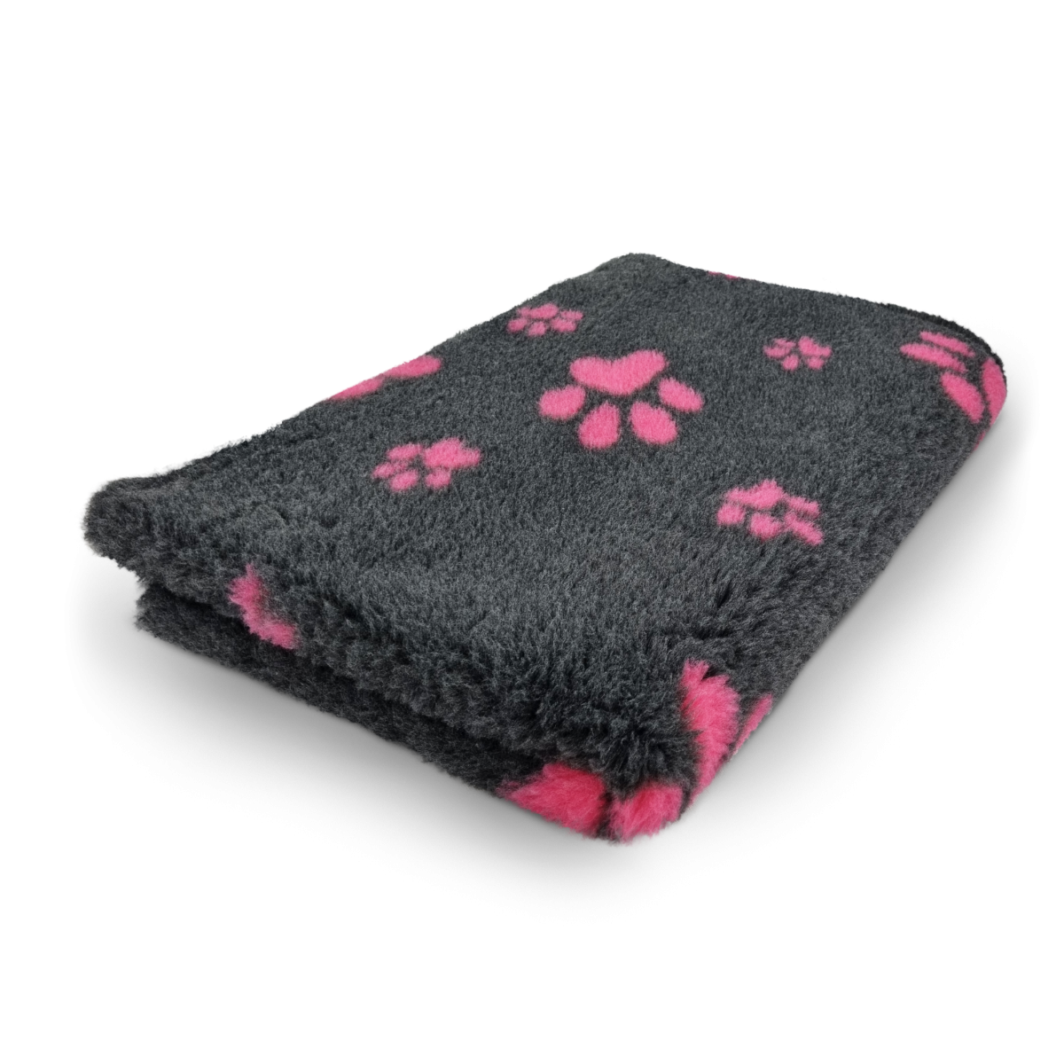 Toscani Vet Bed tappeto cane antracite zampe fuxia