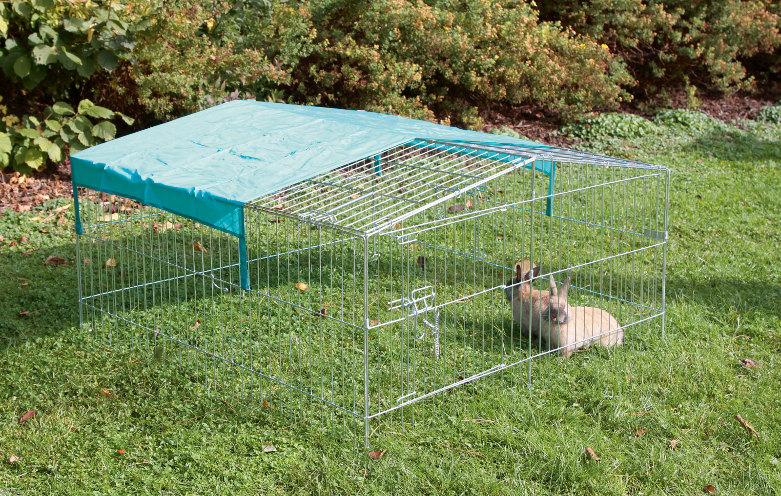 Kerbl Pet Outdoor Pen Easy recinto esterno conigli zincato 2 porte