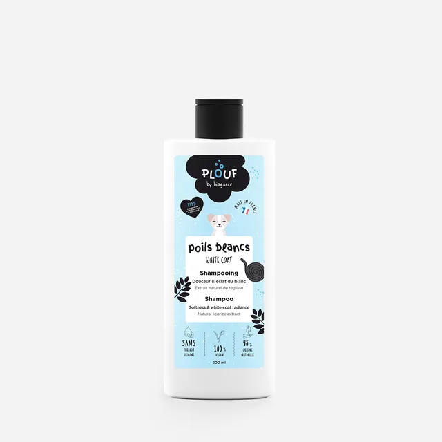 Biogance Plouf Shampoo Cane Pelo Bianco Liquirizia 250 ml
