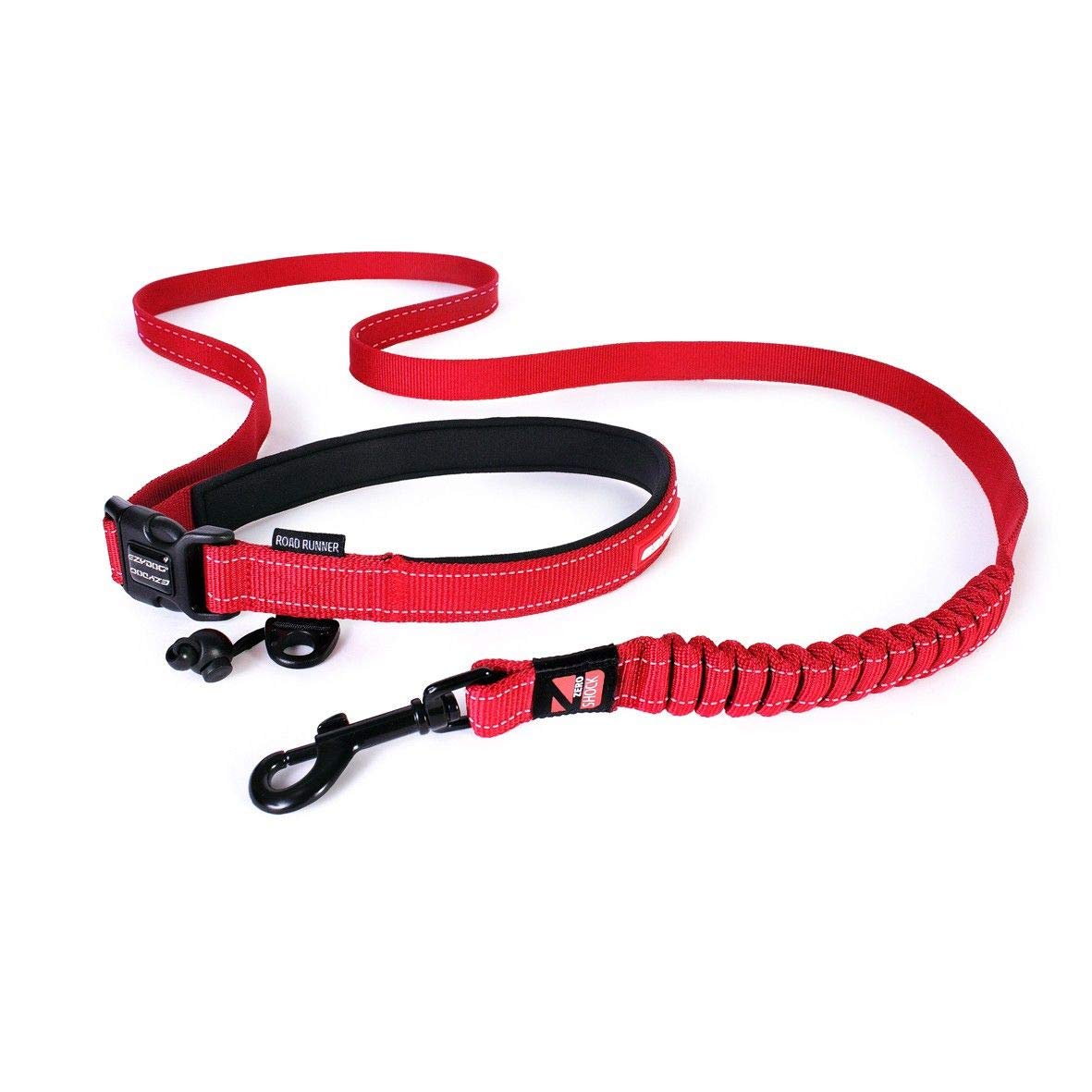 EzyDog Road Runner guinzaglio corsa cane mani libere nero