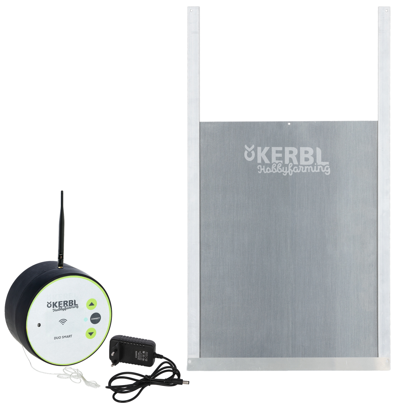 Kerbl Pet Duo Smart porta automatica per pollaio con app