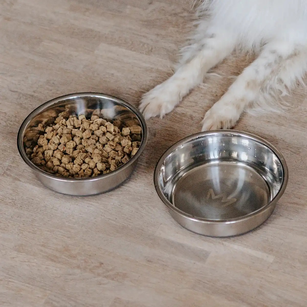 Rudelkönig ciotole acciaio cane gatto 2pz 900 ml