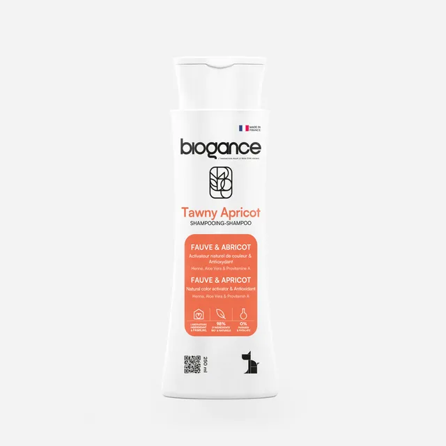 Biogance Tawny Apricot Shampoo cane manto fulvo aloe