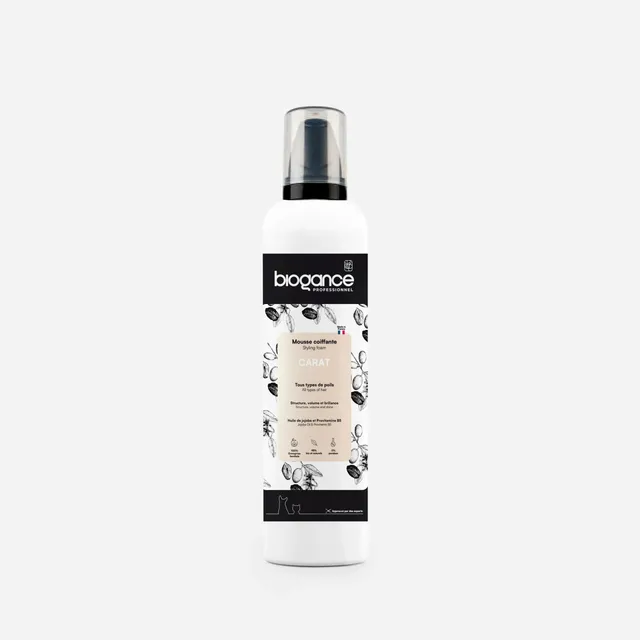 Biogance Carat mousse pelo cani gatti volume jojoba