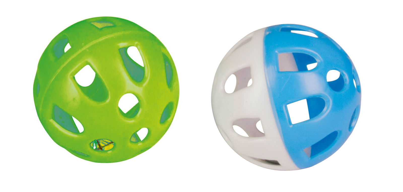Kerbl Pet Plastic Ball pallina gatto plastica con sonaglio