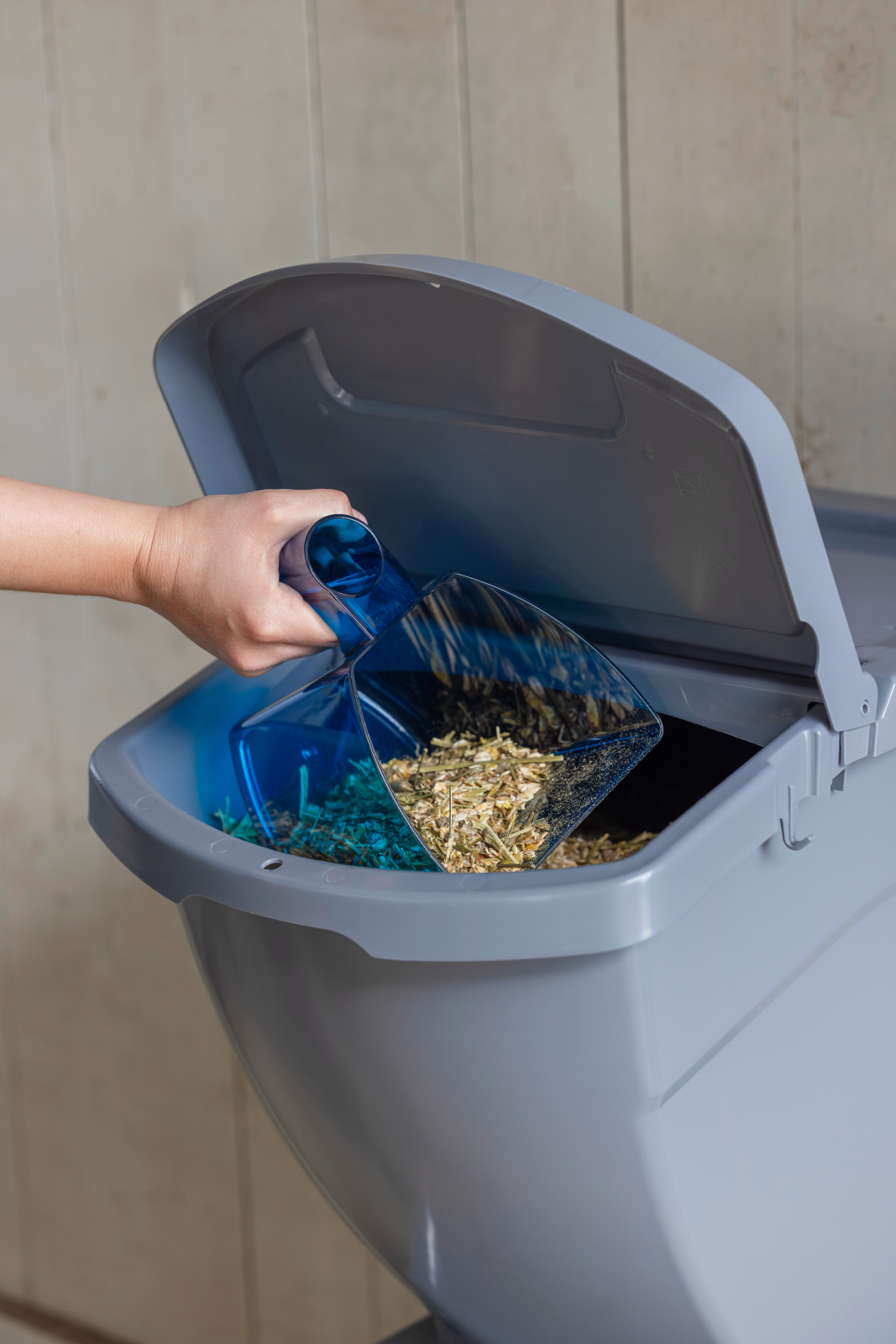 Kerbl Food Box Contenitore Mangime Impilabile Plastica