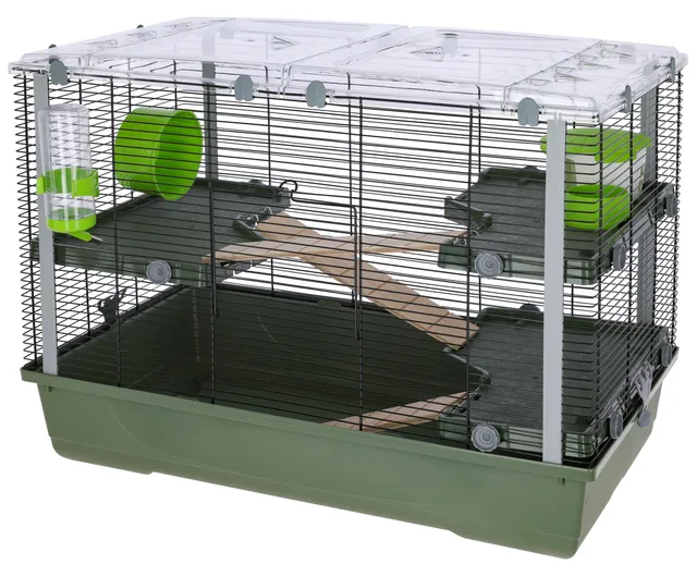 Kerbl Pet EVA 23 gabbia criceti con ruota e beverino