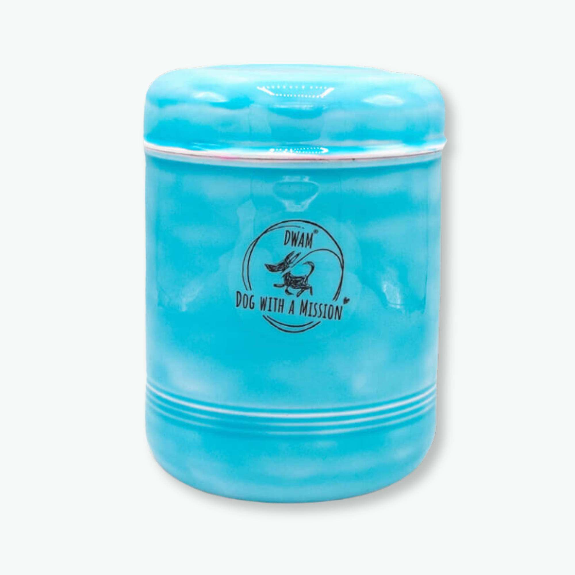 Dog with a Mission Cookie Monster Barattolo Cane Turchese