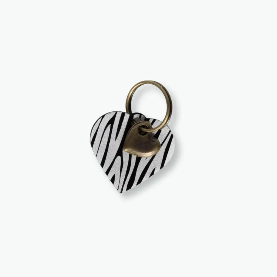 Dog with a Mission Medaglietta Cane Cuore Zebra S Incisa